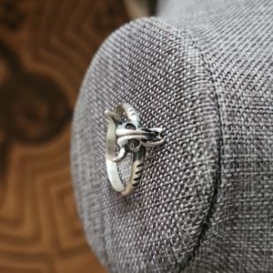 Super Cool Native American Navajo Sterling Longhorn Steer Ring 🐄